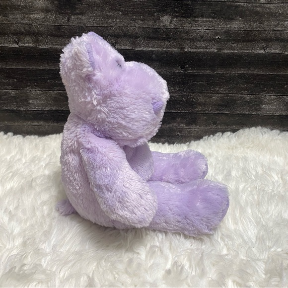 BEAR FACTORY HIPPO PLUSH LIGHT PURPLE HIPPOPOTAMUS STUFFED ANIMAL TOY - Picture 5 of 7